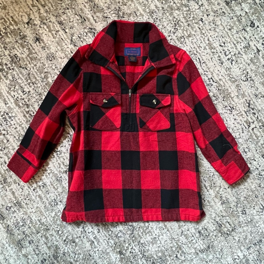 Buffalo flannel zip up